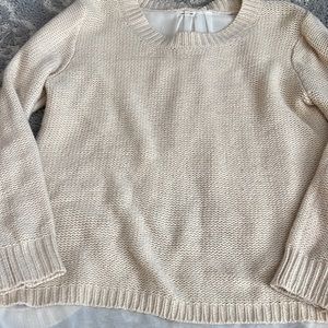 Cream sweater
